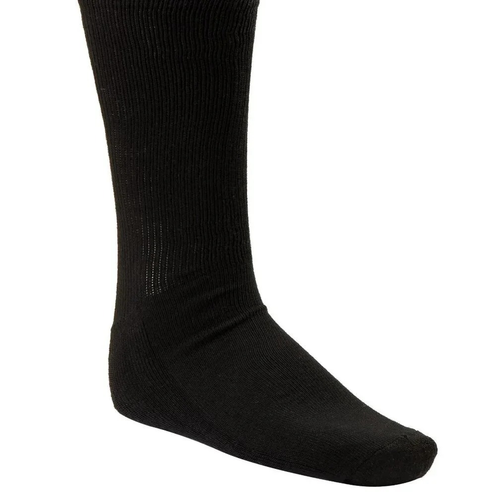 New (6 Pairs) Champion Sports Rhino All-Sport Socks in Black - Size large‎